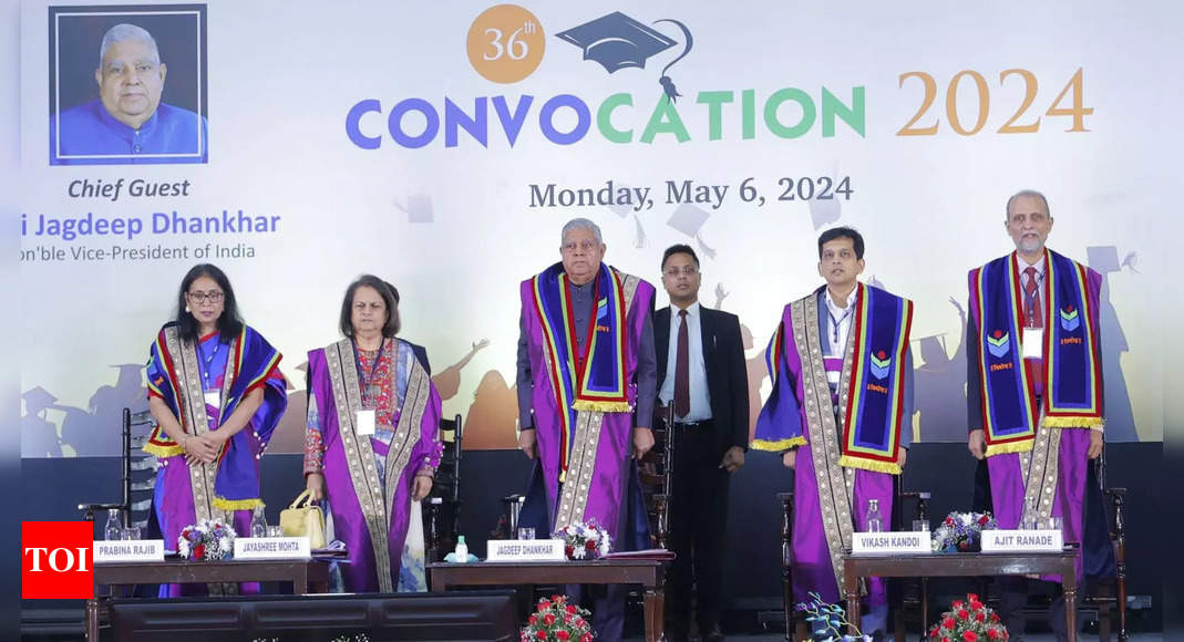 Vice-President Dhankhar Inspires Graduates at BIMTECH’s 36th Convocation – Times of India