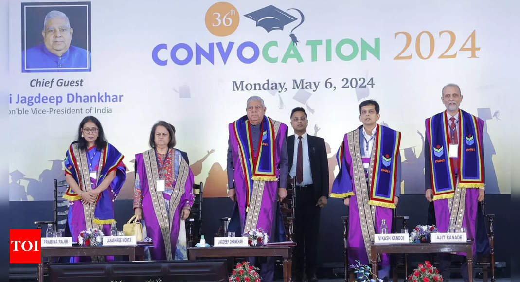 Vice-President Dhankhar Inspires Graduates at BIMTECH’s 36th Convocation