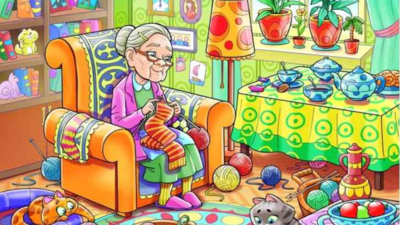 Optical Illusion: Can you spot a ball in granny's living room?