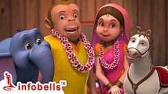 Nursery Rhymes in Tamil: Children Video Song in Tamil 'Charming Monkey Bride'