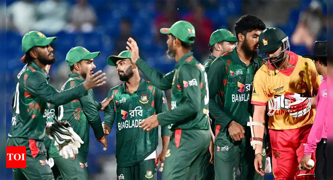 3rd T20I: Bangladesh seal series with nine-run win over Zimbabwe | Cricket News – Times of India