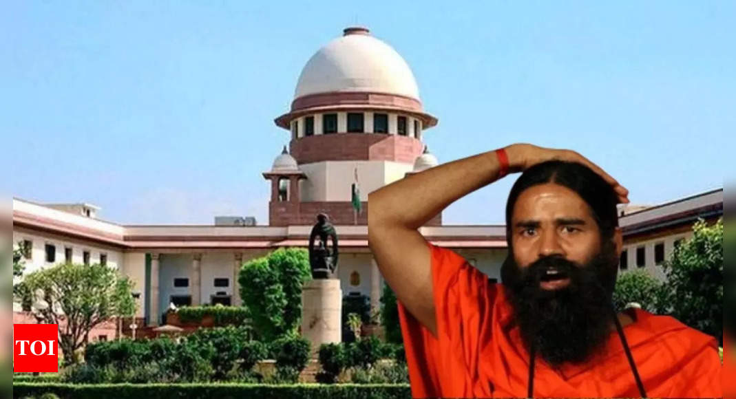 Very unacceptable: SC slams IMA chief over adverse remarks on Patanjali misleading ads case | India News – Times of India