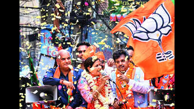 BJP: Continue growth story with BJP, says Sehrawat at rally | Delhi ...