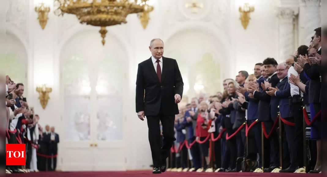 Putin begins his fifth term as president, more in control of Russia than ever – Times of India
