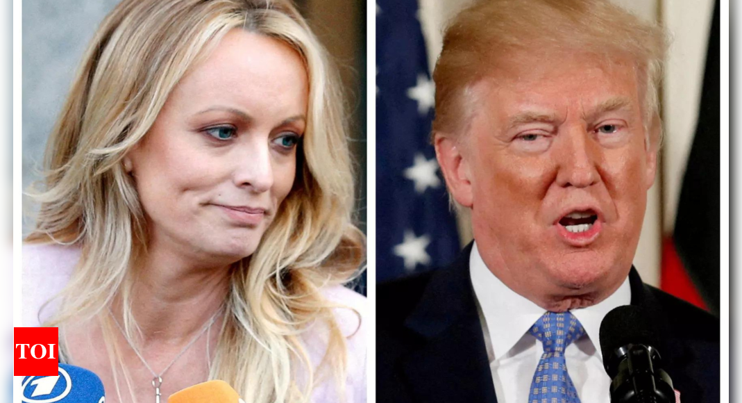 Spankings, satin PJs and Hugh Hefner’s mention: Stormy details Trump meet – Times of India
