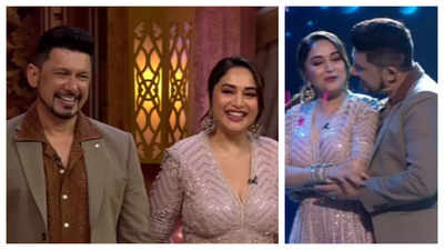 Dance Deewane 4: Madhuri Dixit's husband Shri Ram Nene makes an appearance on a reality show for the first time; the duo perform a romantic dance on 'Tumse Milke'