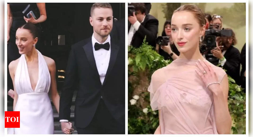 Phoebe Dynevor ENGAGED to Cameron Fuller; flaunts ring at Met Gala | – Times of India