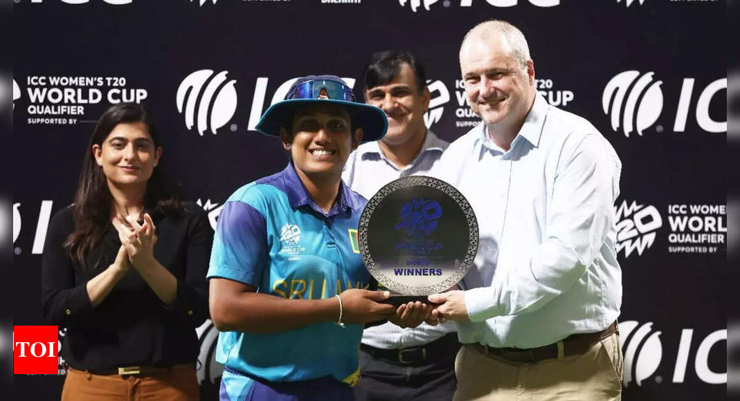 Sri Lanka slated to face India and Pakistan after win in ICC Women’s T20 World Cup Qualifier final against Scotland | Cricket News – Times of India