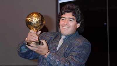 Missing for decades, Diego Maradona's rediscovered Golden Ball trophy set to be auctioned in Paris