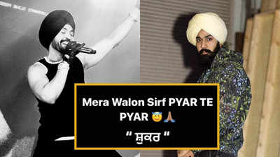 Diljit Dosanjh reacts to Nseeb's social media controversy; sends him lots of love - “mere valo sirf pyar te pyar”