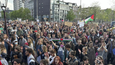 Pro-Palestinian protesters occupy Amsterdam university overnight, local media report