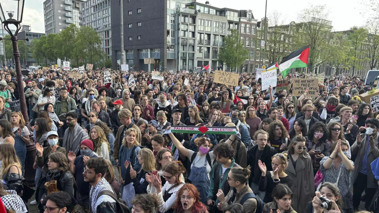 Pro-Palestinian protesters occupy Amsterdam university overnight, local media report – Times of India