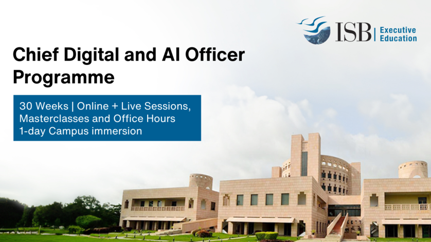 How the Chief Digital Officer and AI programme by ISB Executive Education is giving way to AI-Driven leadership