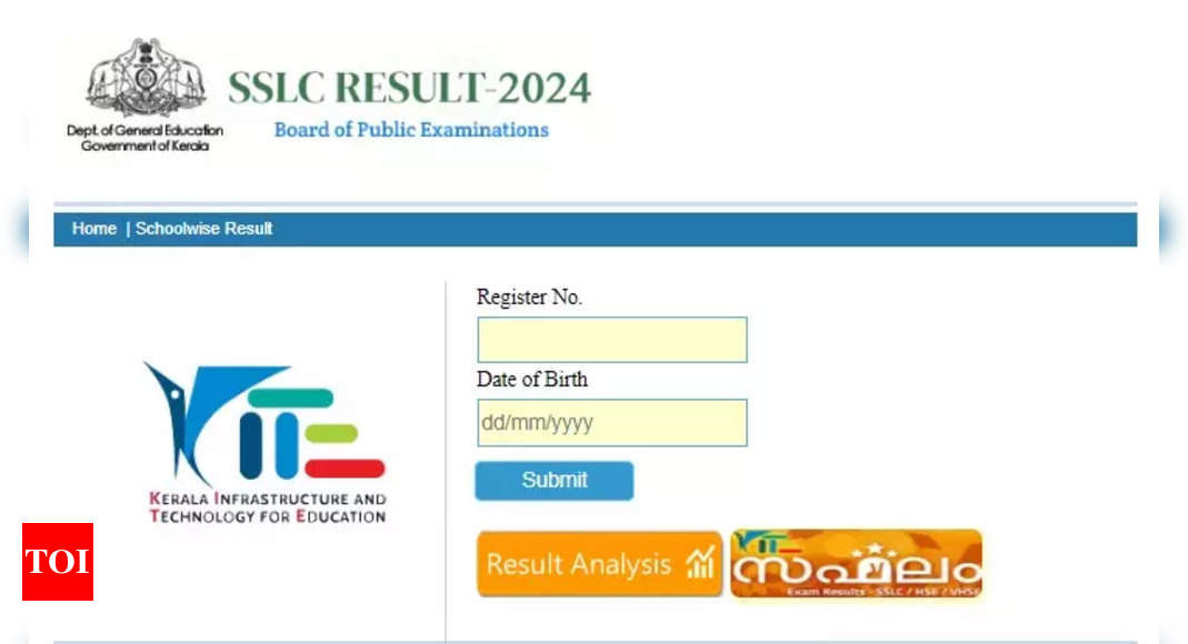 Kerala SSLC Result 2024 (OUT): Direct link to check your scorecard here – Times of India