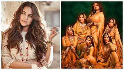 Sonakshi Sinha REACTS to reports of female rivalry on sets of 'Heeramandi': 'Try and get a six-hero film together...'