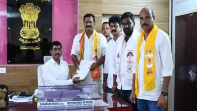TDP candidate Ganta Srinivasa Rao releases local manifesto