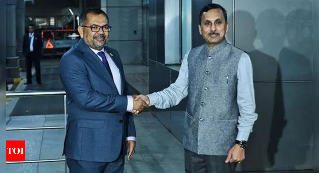 Maldives Foreign Minister Moosa Zameer arrives in India on official visit | India News – Times of India