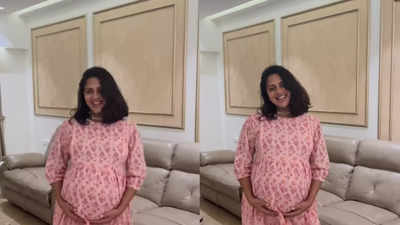 Amala Paul swirls into the 9th month while dancing to 'Omana Poove' with her baby bump, Netizens feel nostalgic - WATCH