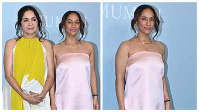Masaba Gupta camouflages baby bump as she makes her FIRST appearance after announcing pregnancy - See photos