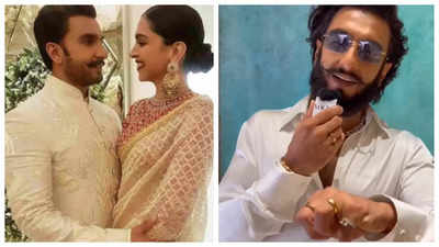 Ranveer Singh CRUSHES divorce rumours with Deepika Padukone; picks wedding and engagement rings as his favourite jewellery pieces - WATCH