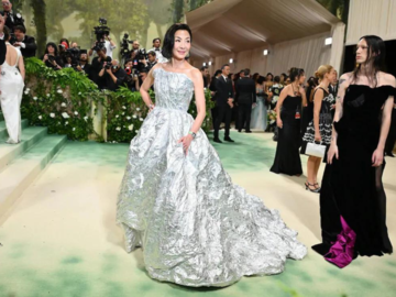 Michelle Yeoh shines in 'Tin Foil-Inspired' Gown at Met Gala 2024
