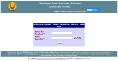CGBSE class 12 result 2024 announced: Direct link here; steps to check, list of highest scorers and more