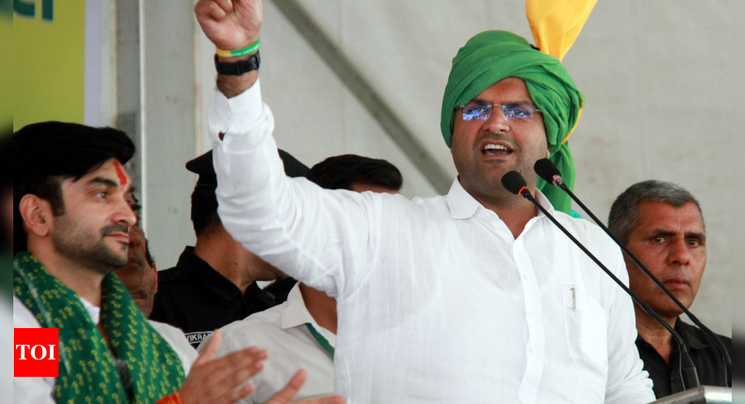 Haryana political crisis: JJP leader Dushyant Chautala writes to governor, asks for floor test | India News – Times of India