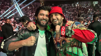 Throwback Thursday: When Vijay Deverakonda met Ranveer Singh during the epic UFC night