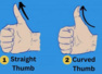 The shape of your thumb reveals your personality