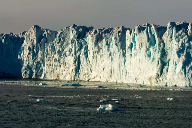 Ice climbing in Antarctica