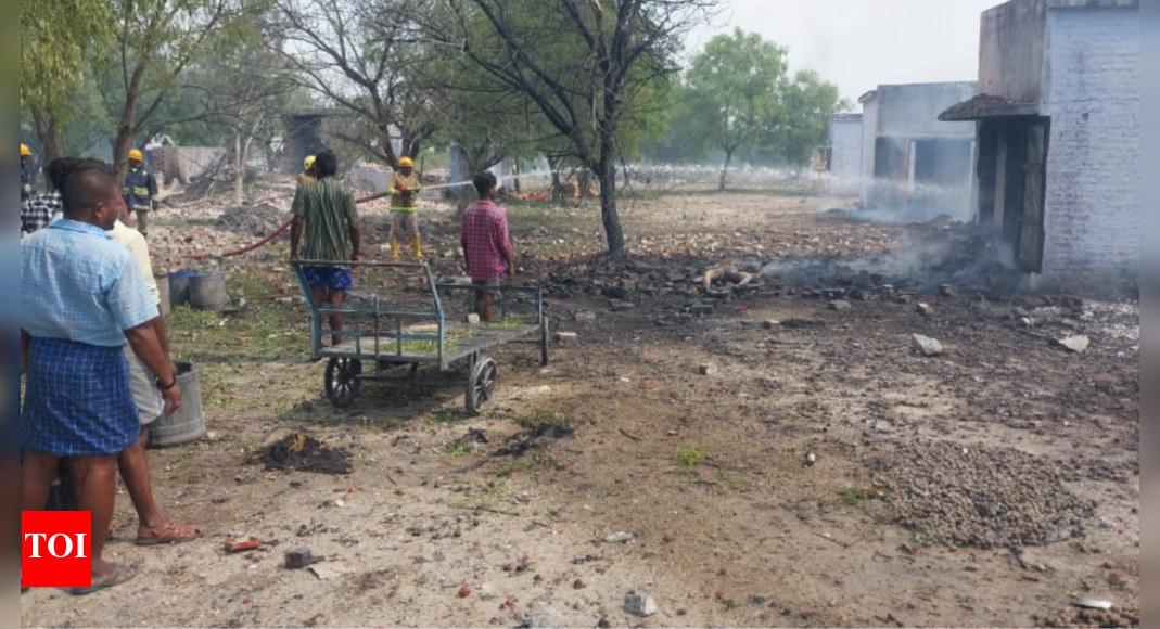 8 killed in blaze at firecracker unit in Tamil Nadu's Sivakasi | India ...