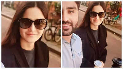 Katrina Kaif all smiles on day out in London; actress' long coat leaves fans wondering if she is 'hiding' pregnancy