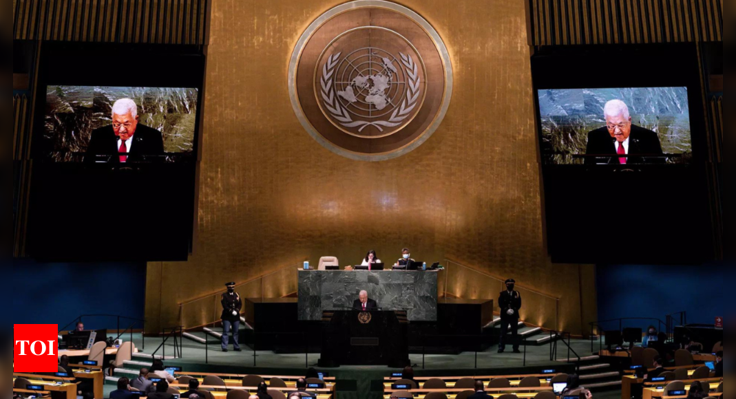 UN to vote on resolution that would grant Palestine new rights and revive its UN membership bid – Times of India