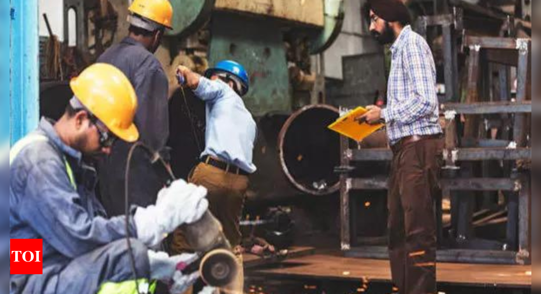 Industrial output growth decline to 4.9% in March; rose 5.8% in FY24 – Times of India
