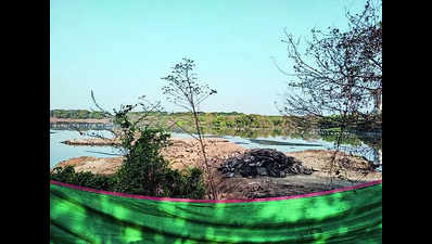 Dumping at Nerul lake, greens say reclamation in garb of ‘clean-up’