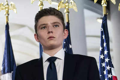 Trump's son Barron, 18, pulls out of political debut