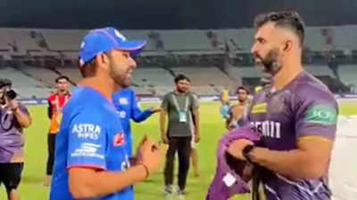 Watch - 'Mera ghar hai woh…': Rohit Sharma to Abhishek Nayar ahead of Kolkata Knight Riders-Mumbai Indians IPL clash