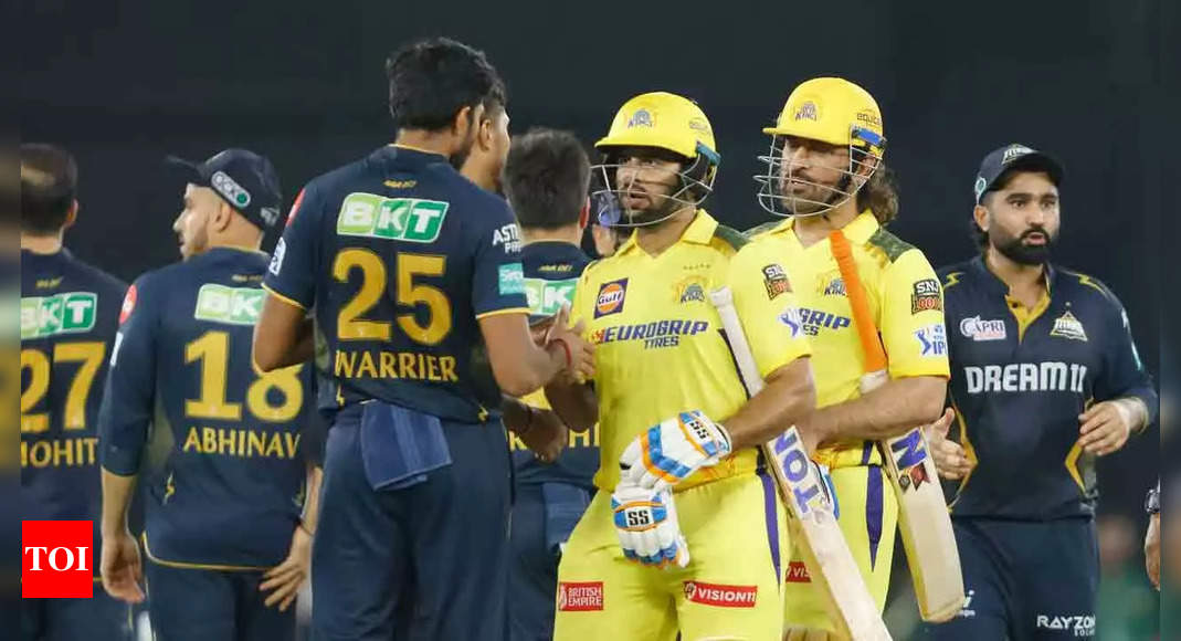 Chennai Super Kings remain in top four despite losing to Gujarat Titans: IPL playoff scenarios in 10 points – Times of India