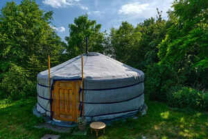 What are yurts and how are these more comfortable for leisure travellers?