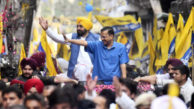 Delhi CM Kejriwal holds first roadshow for Lok Sabha election campaign after his release from jail