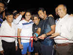 Celebs attend Tennis court launch