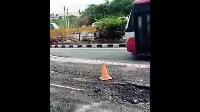 Craters unleash chaos on Bengaluru-Tumakuru highway