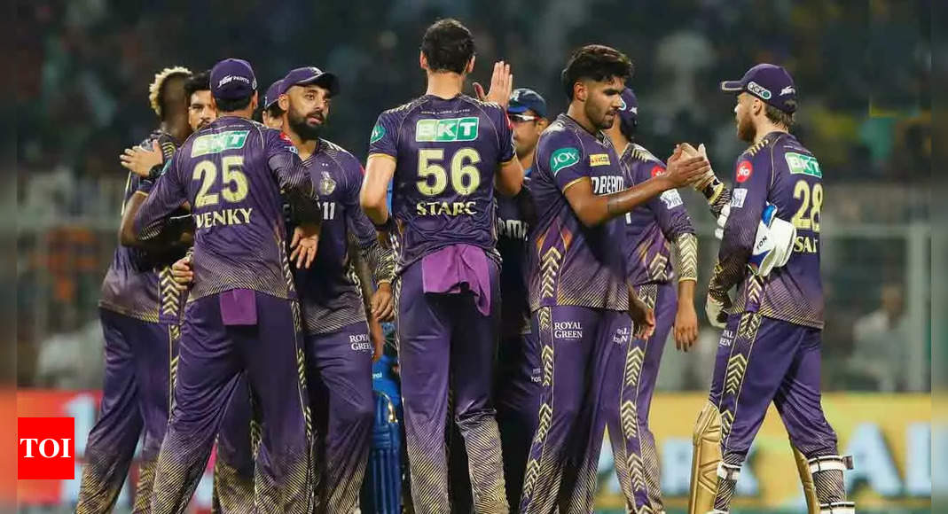 IPL playoff scenarios in 10 points after Kolkata Knight Riders become first team to qualify | Cricket News – Times of India