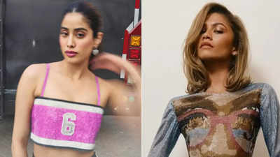 Janhvi Kapoor admits being inspired by Zendaya for her method dressing for Mr And Mrs Mahi promotion: 'Mother Zendaya showed us way...'
