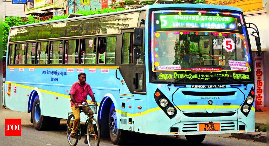 TNSTC: TNSTC launches 6 new buses | Coimbatore News - Times of India