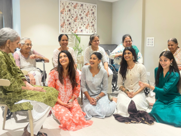 Beauty queens spread joy on Mother's Day with the mothers at Sahabhaav
