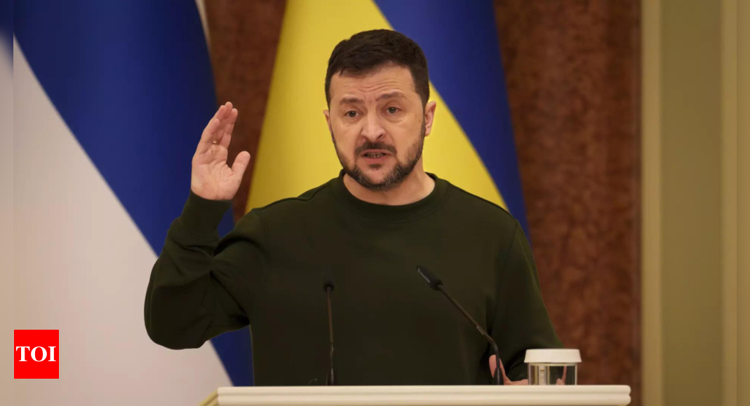 Ukraine’s Zelenskyy says his army is locked in ‘fierce’ border battles amid a Russian assault – Times of India