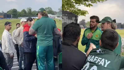 Afghan fan misbehaves with Shaheen Afridi, Pakistan's star pacer responds with 'bitter words'