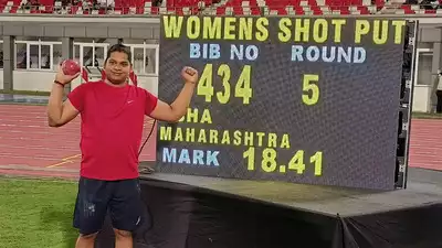 Abha Khatua sets national record in women's shot put at National Federation Cup Athletics