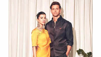 Hrithik Roshan REACTS to girlfriend Saba Azad's new boss lady look